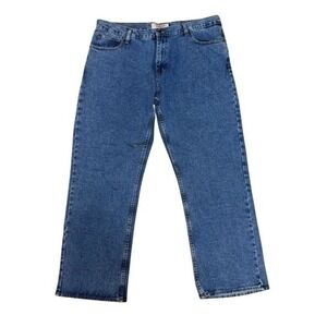 BIG MAC Workwear Mens 38x30 Blue‎ Denim Straight Leg Jeans